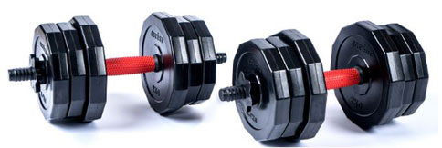 Spartan Jednoruční nakládací činkový set 2x10kg