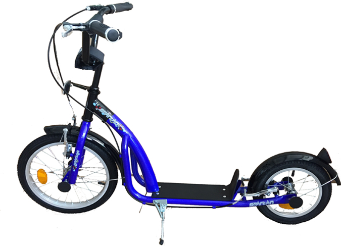 KOLOBĚŽKA SPARTAN 16-12 MODRÁ