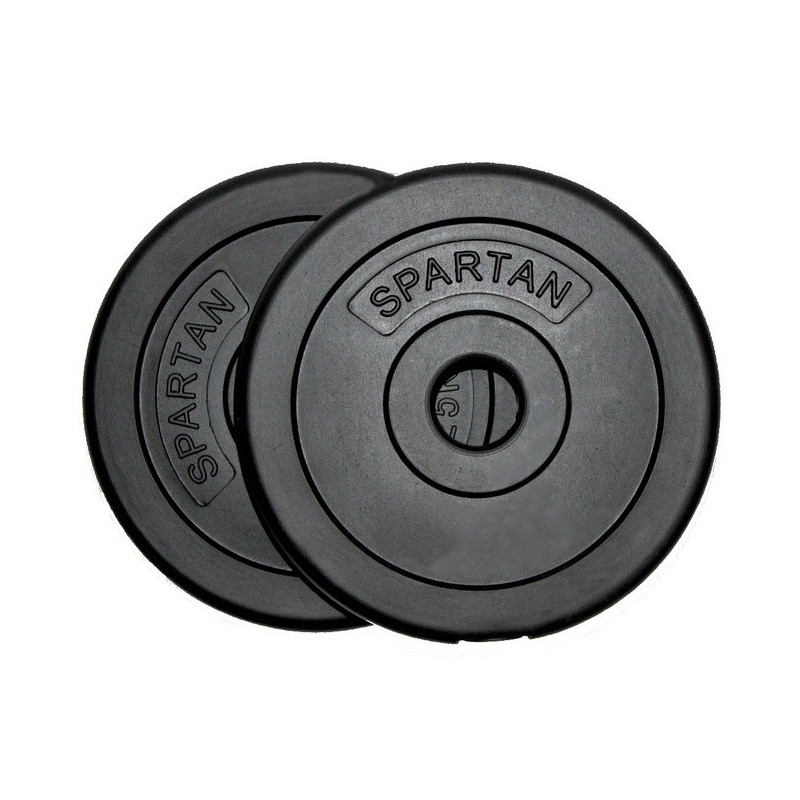 SADA ZÁVAŽÍ 2X5 KG CEMENT SPARTAN, OSA 30 MM